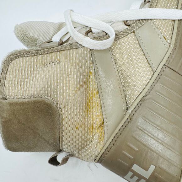 Sorel Tan Tivoli II Winter Snow Boots Pink Bottoms Size US Womens 6.5 - Picture 12 of 15